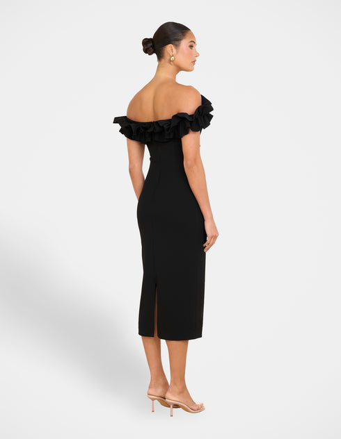 Corey Off Shoulder Midi Dress